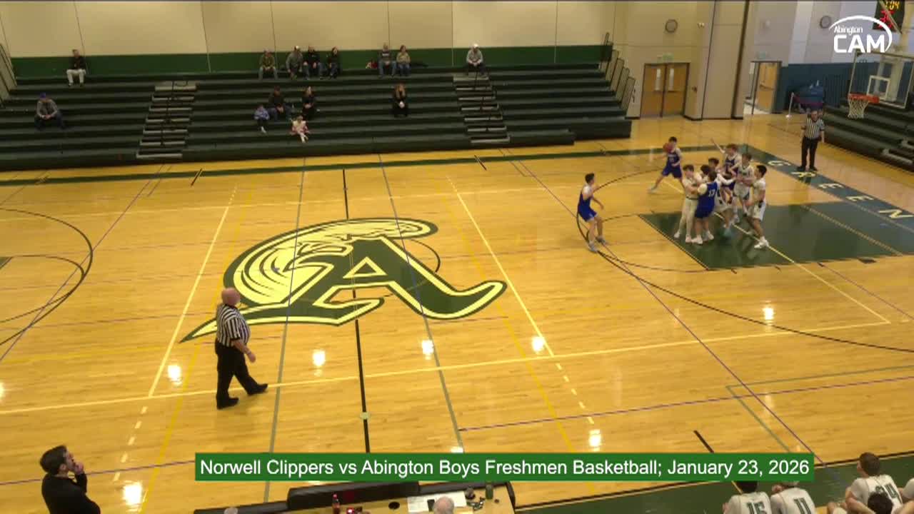 Norwell Clippers vs Abington Boys Freshmen; Jan. 23, 2026