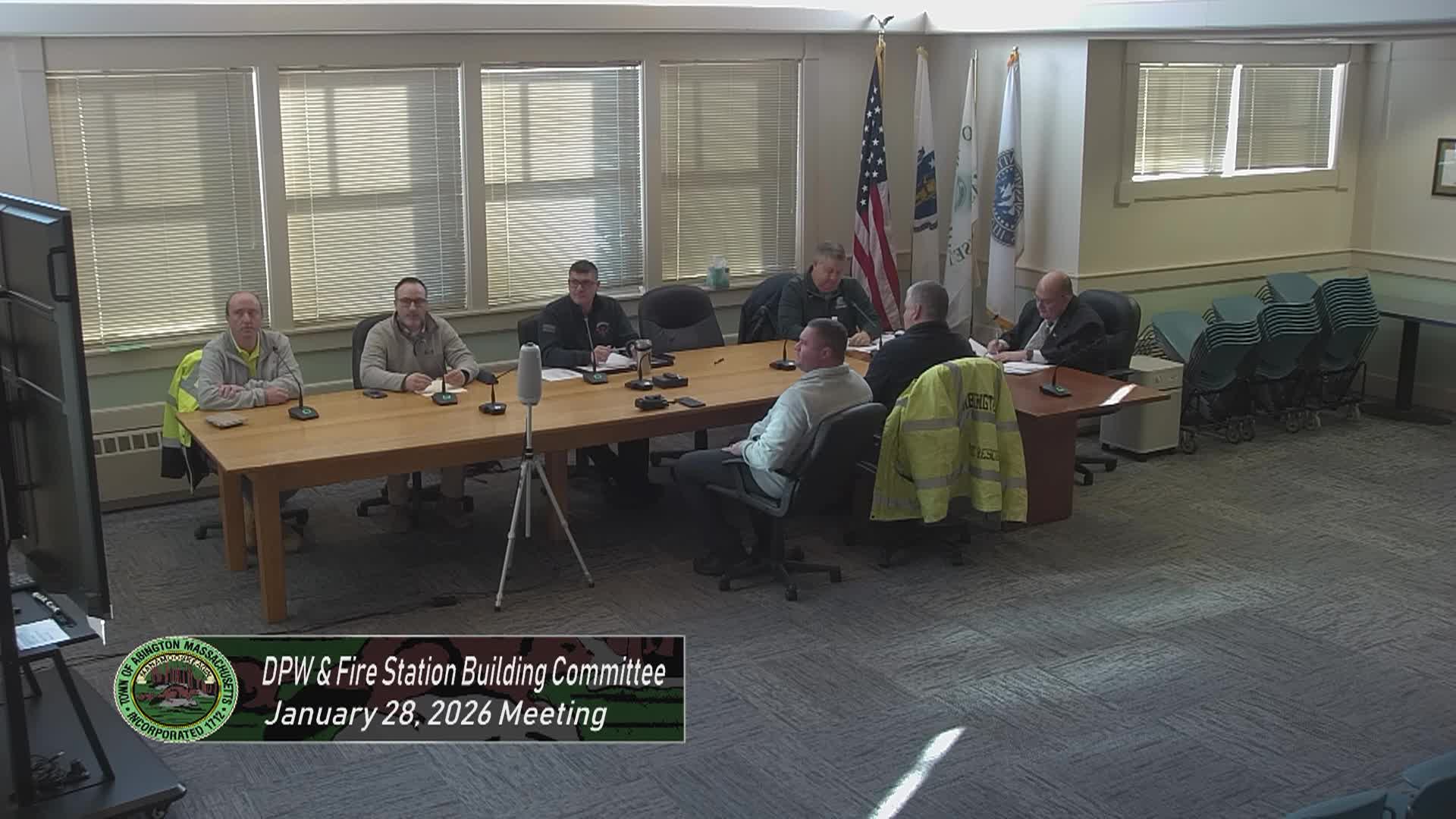 DPW & Fire Station Building Committee; January 28, 2026