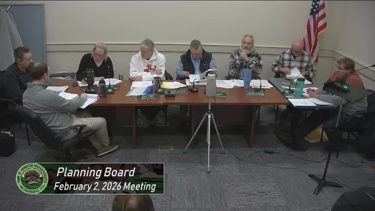 Planning Board; Feb. 2, 2026