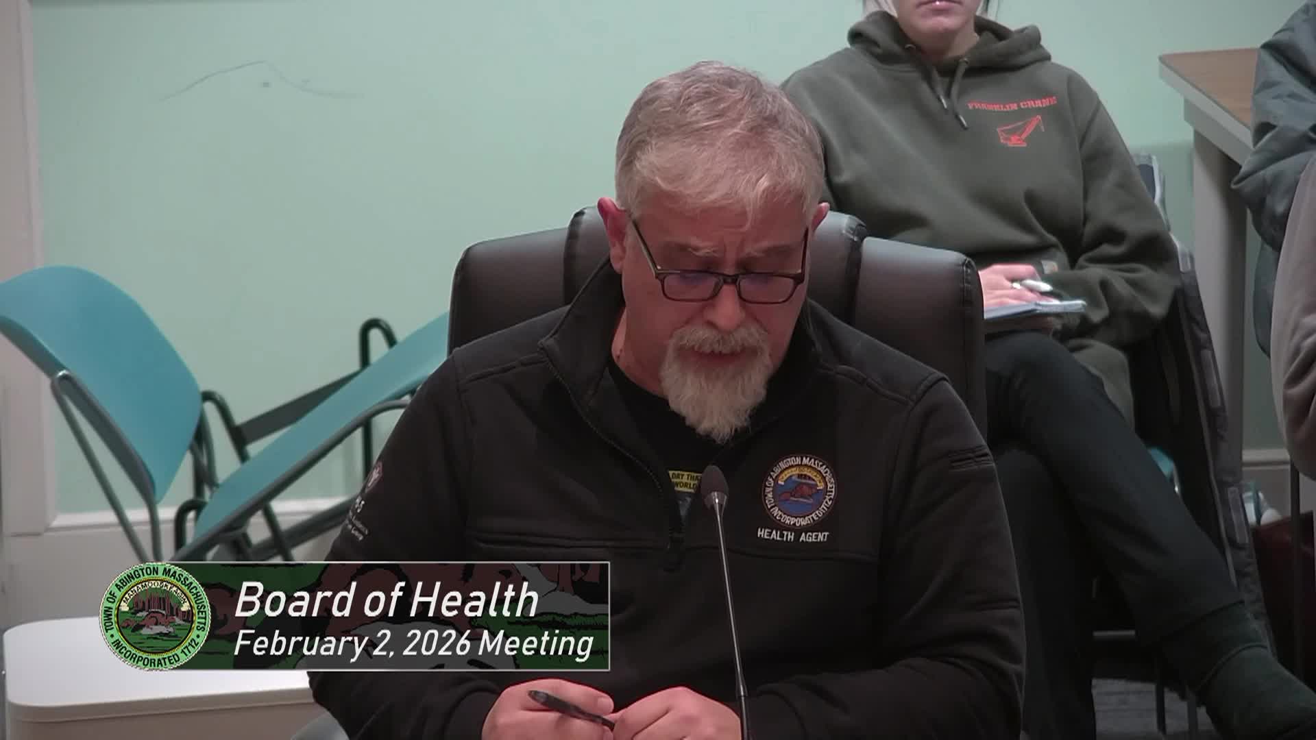 Board of Health; February 2, 2026