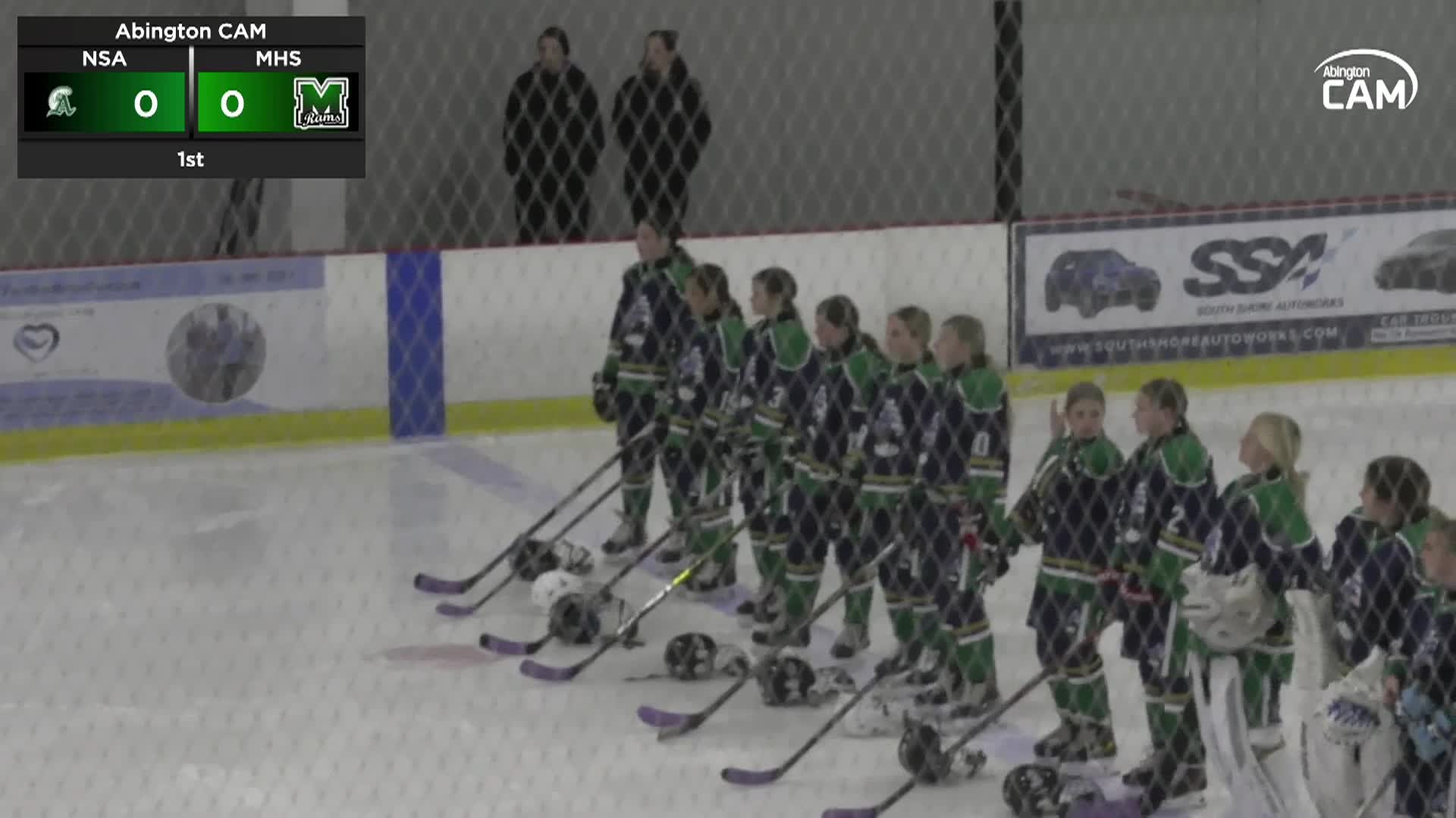 NSA vs Marshfield Rams Girls Varsity Hockey; January 24, 2026