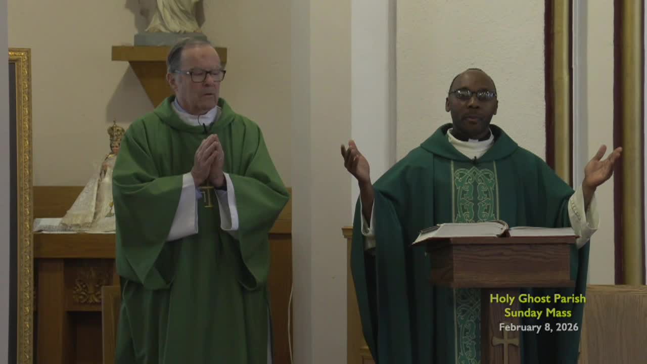 Holy Ghost Parish; Feb. 8, 2026