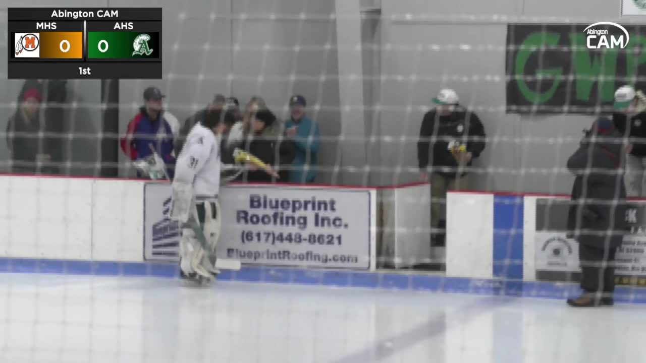 Middleborough vs Abington Boys Varsity Hockey Sr Night; Feb. 9 2026