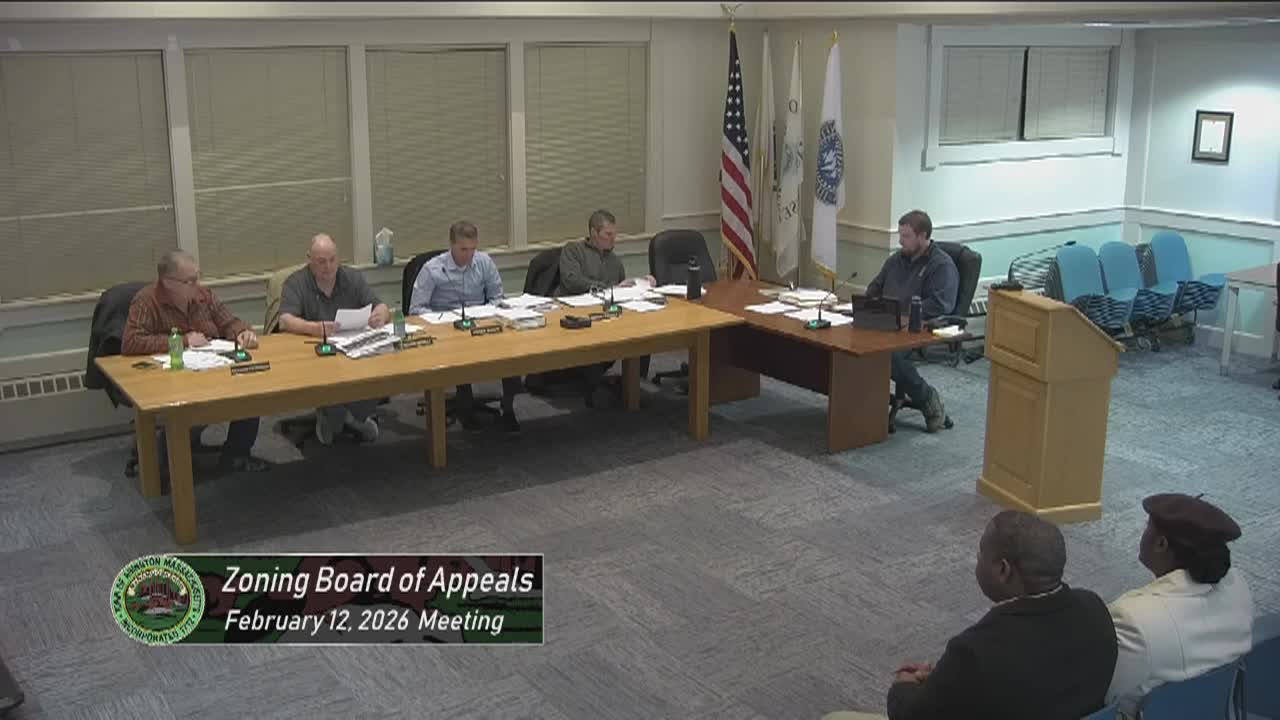 Zoning Board of Appeals; Feb. 12, 2026