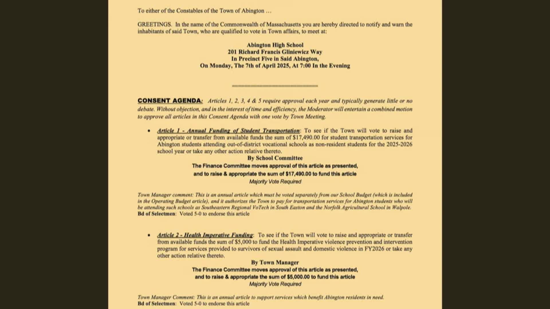 Abington CAM presents The Best of 2025 - The Government Channel