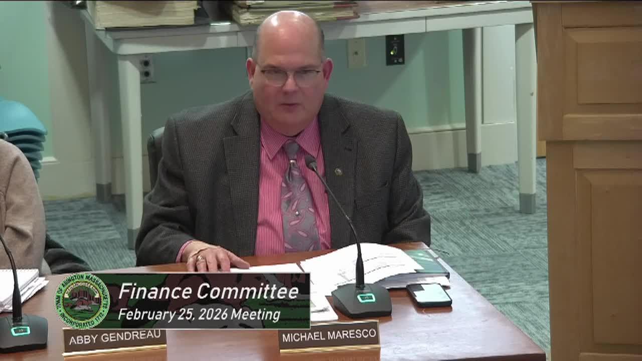 Finance Committee; Feb. 25, 2026