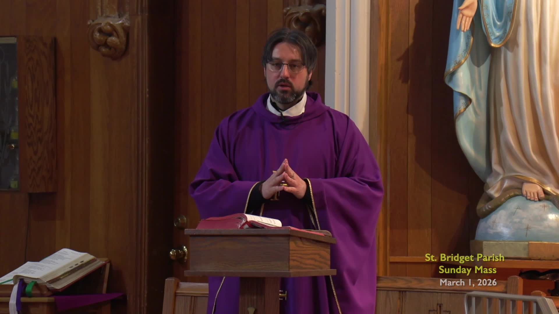 St. Bridget Parish; March 1, 2026