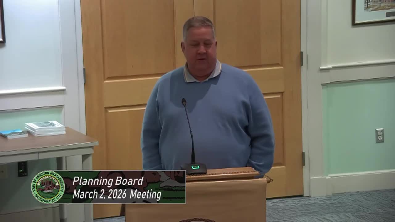 Planning Board; Mar. 2, 2026