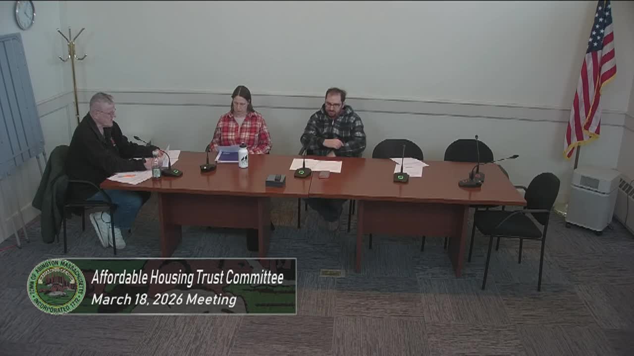 Affordable Housing Trust; Mar. 18, 2026