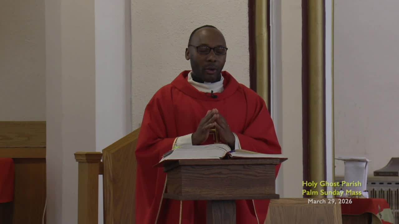 Holy Ghost Parish; Mar. 29, 2026