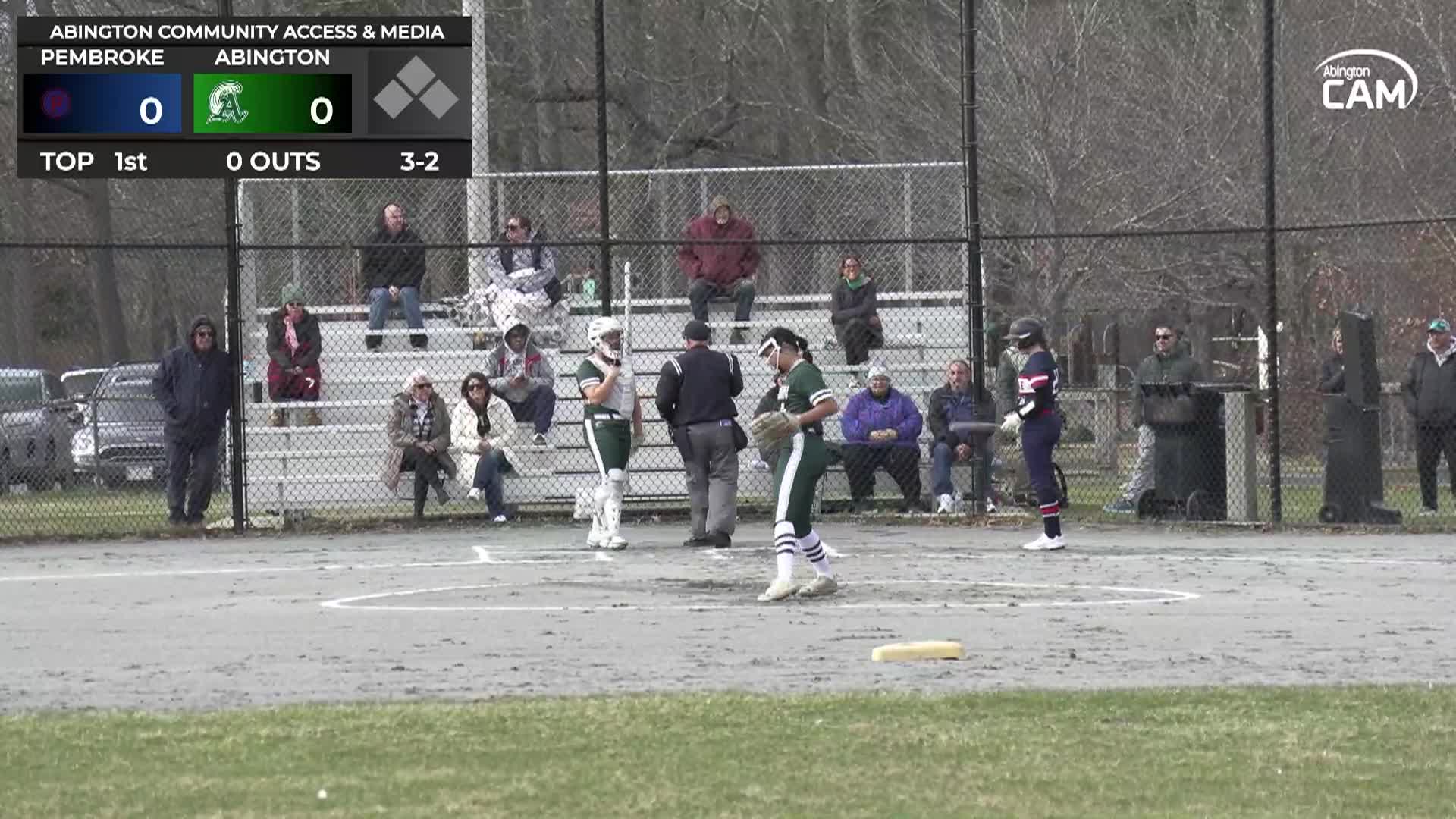 Pembroke Titans vs Abington Girls Varsity Softball; March 27, 2026
