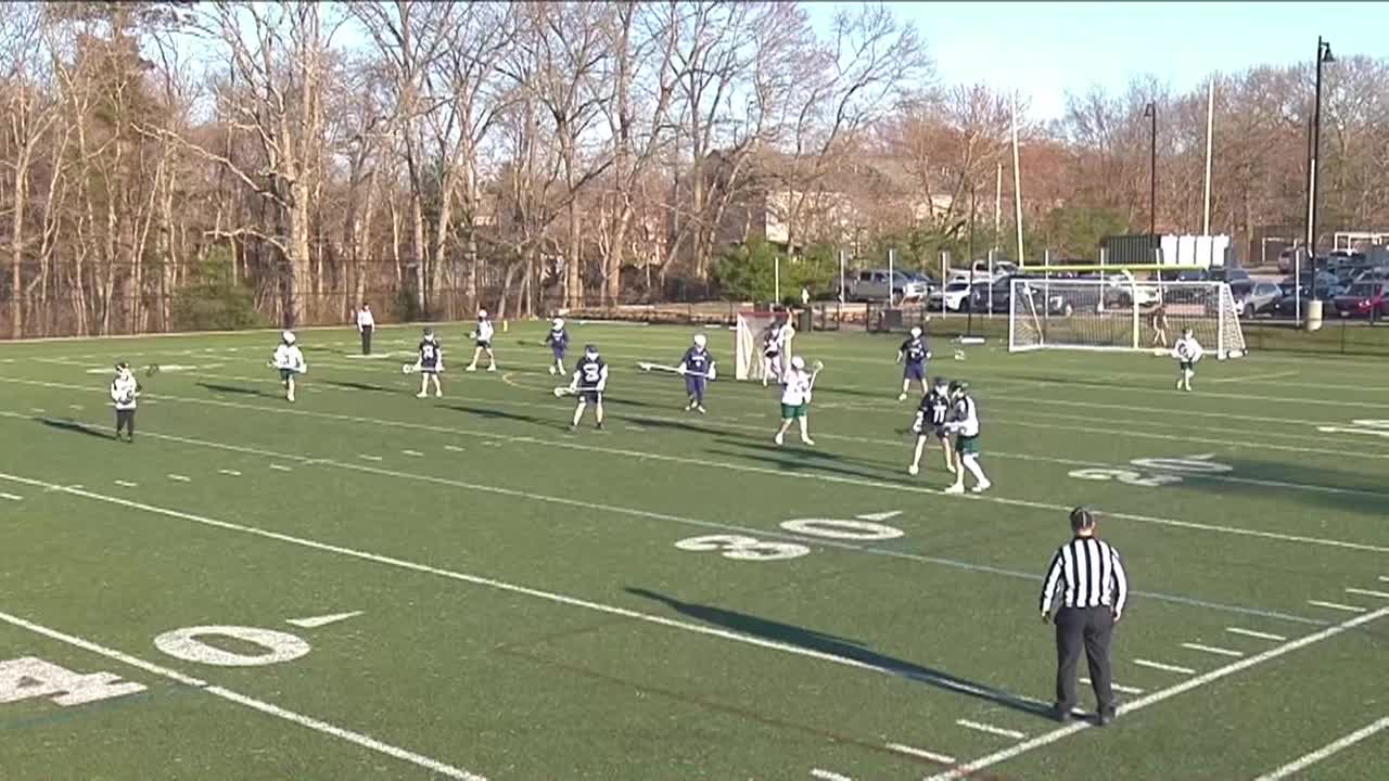 Rockland Bulldogs vs Abington Boys JV Lacrosse; Apr. 8, 2026