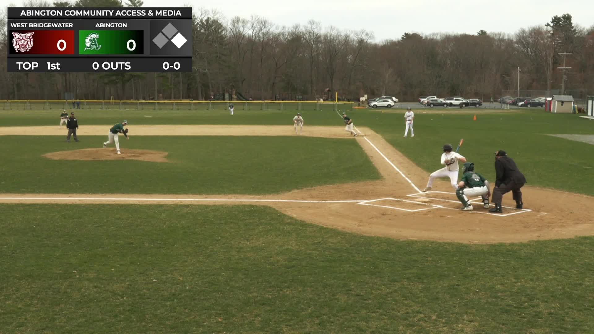 West Bridgewater Wildcats vs Abington Boys Varsity Baseball; April 13, 2026