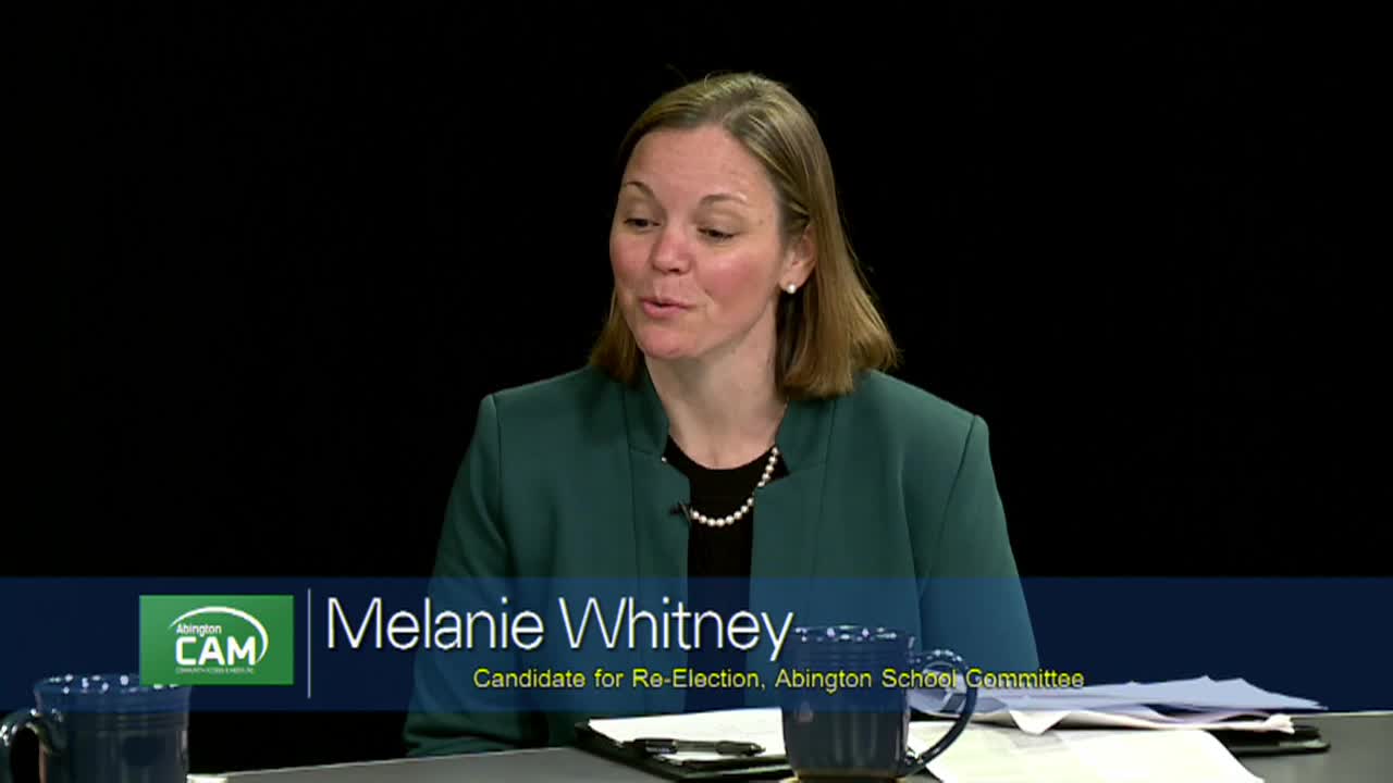 Community Chat - Abington 2026 Town Election feat. Melanie Whitney for School Committee