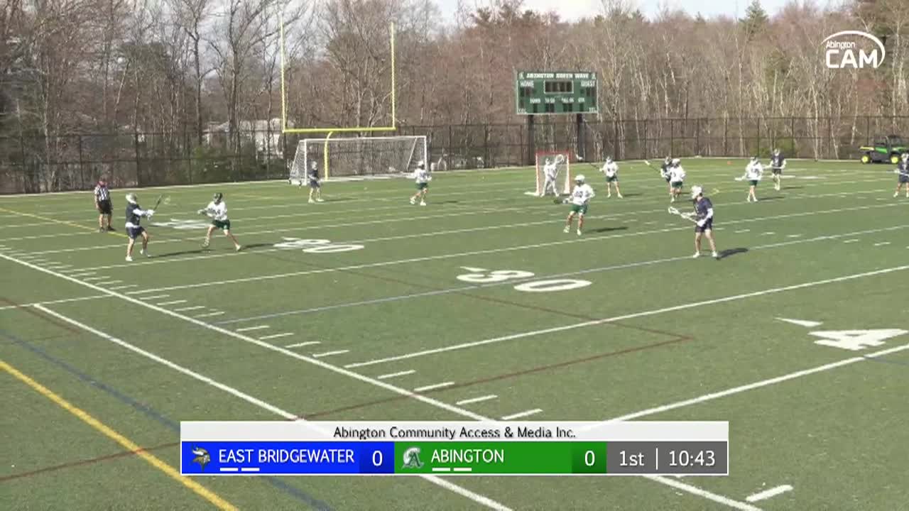 East Bridgewater Vikings vs Abington Boys Vars. Lacrosse; Apr. 14, 2026