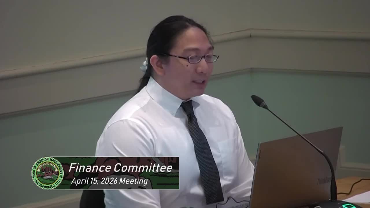 Finance Committee; April 15, 2026