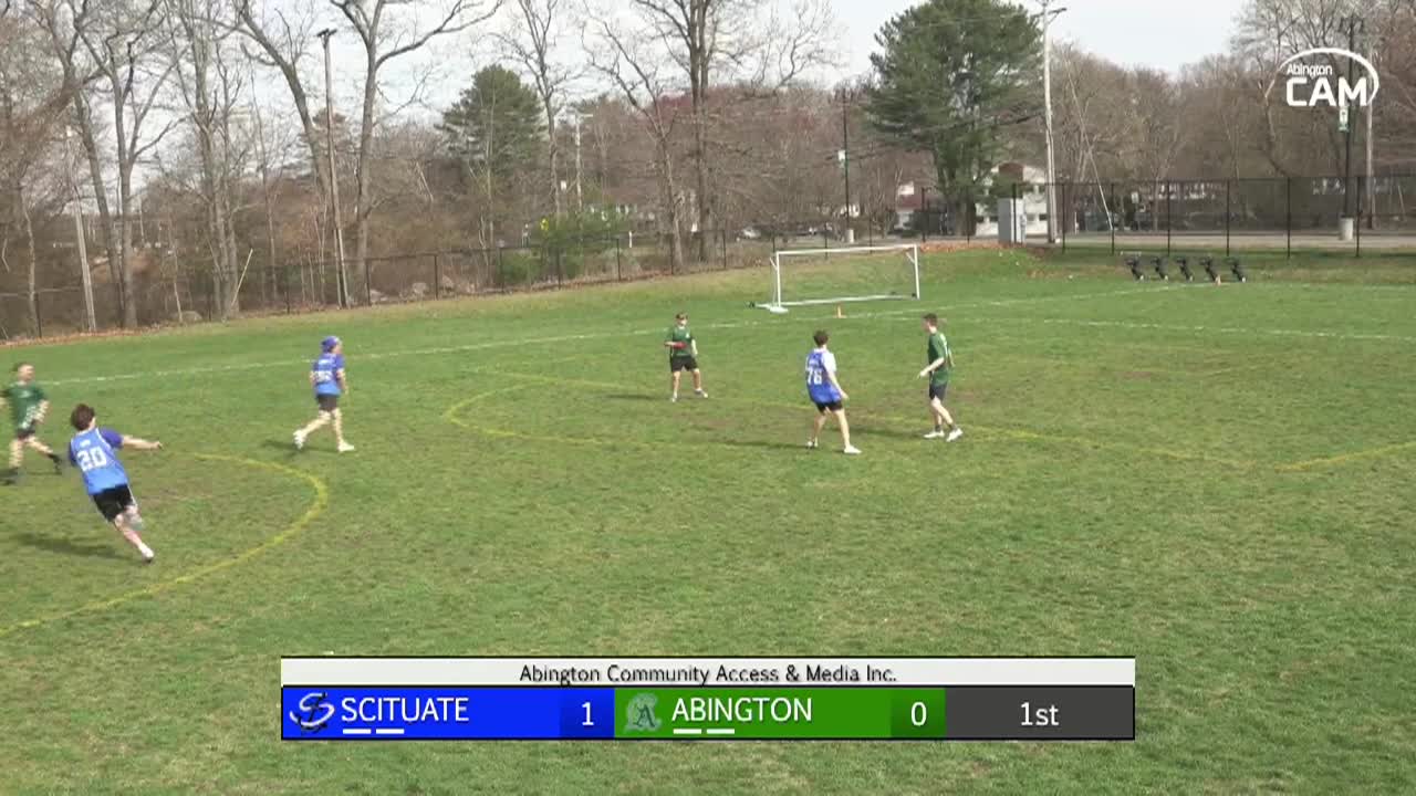 Scituate Sailors vs Abington Ult. Frisbee; Apr. 17, 2026