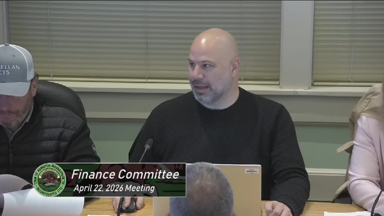 Finance Committee; Apr. 22, 2026