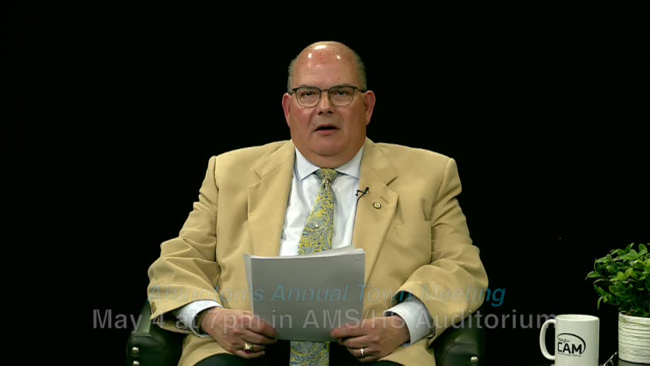 Town Managers Corner w/ Michael Maresco; Town Budget Breakdown for FY2027