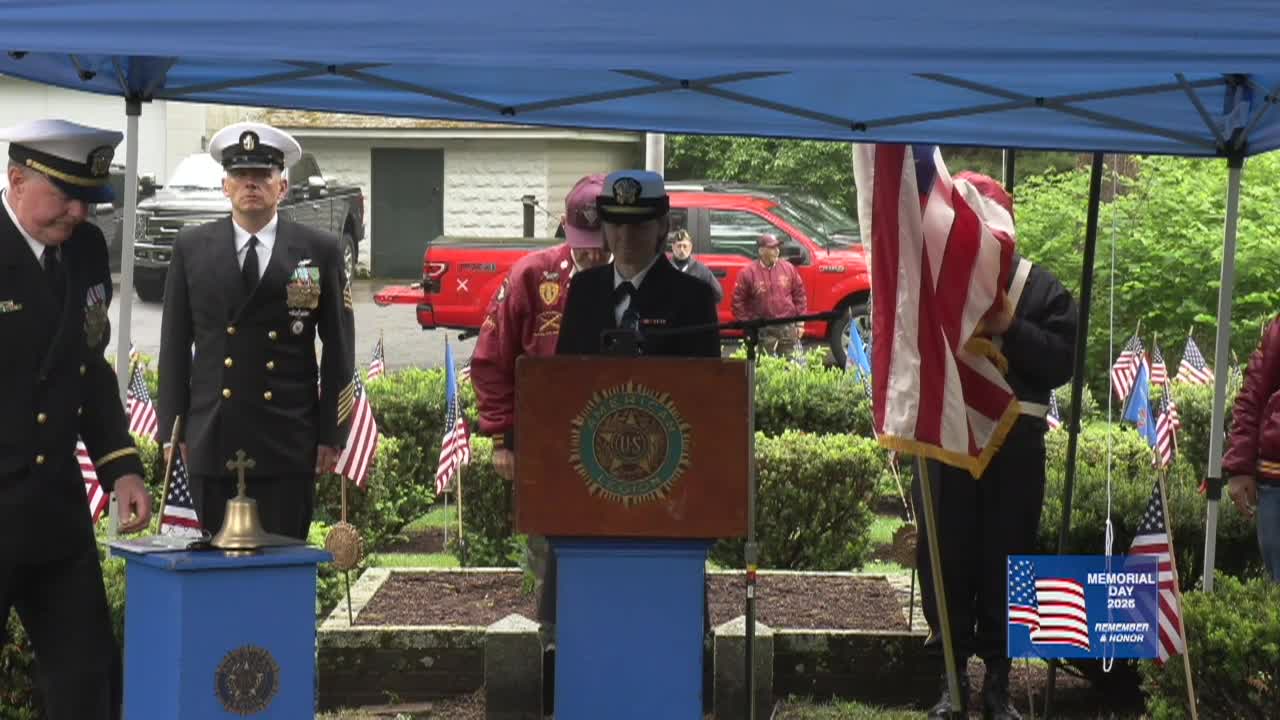 Abington's Memorial Day Ceremony;  May 25, 26