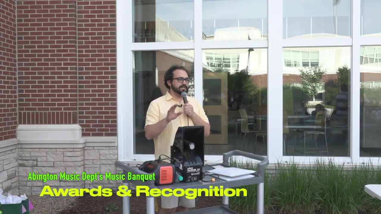 Abington Music Dept's - Music Banquet; May 26, 26