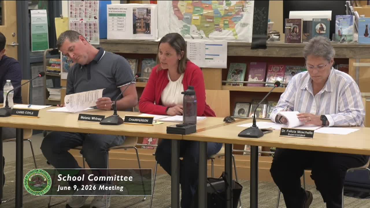 Abington School Committee; Jun. 9, 2026