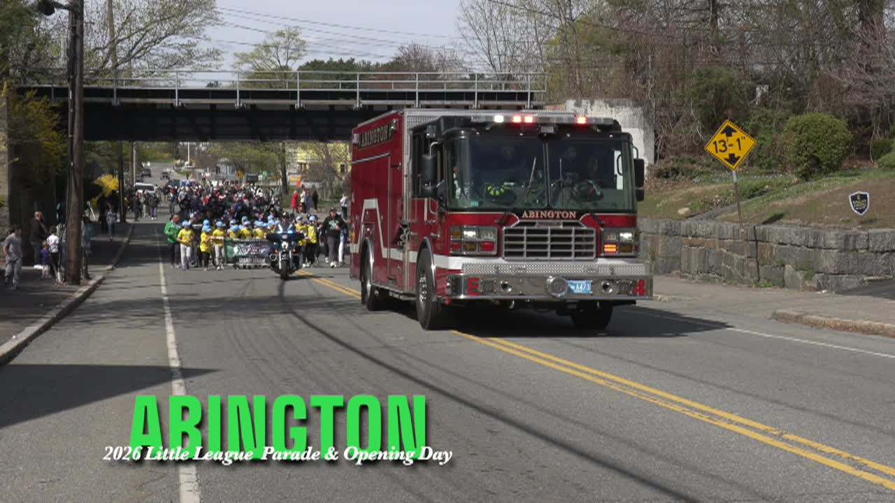 Abington's '26 Little League Parade & Opening Day Festivities
