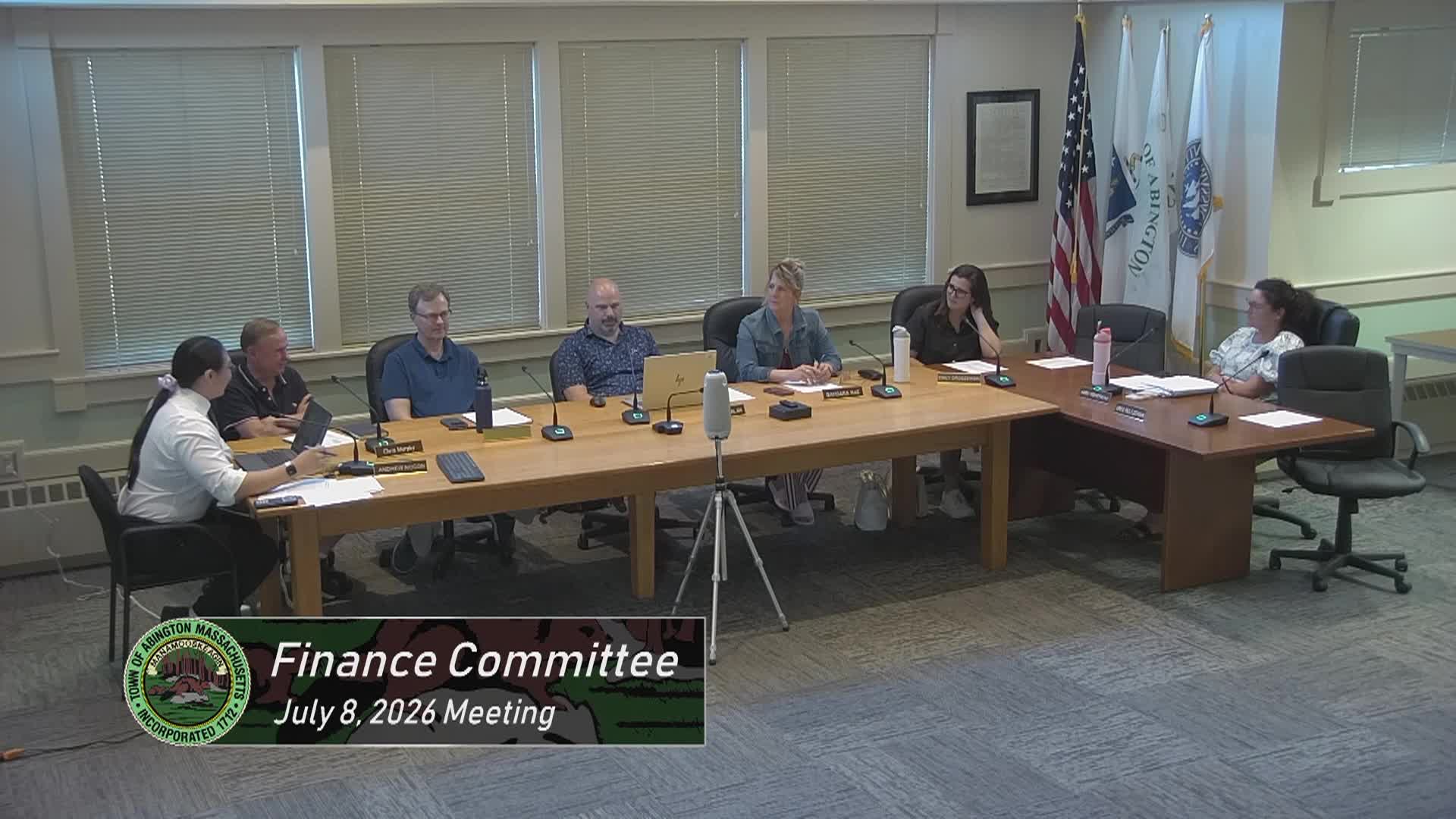 Finance Committee; July 8, 2026