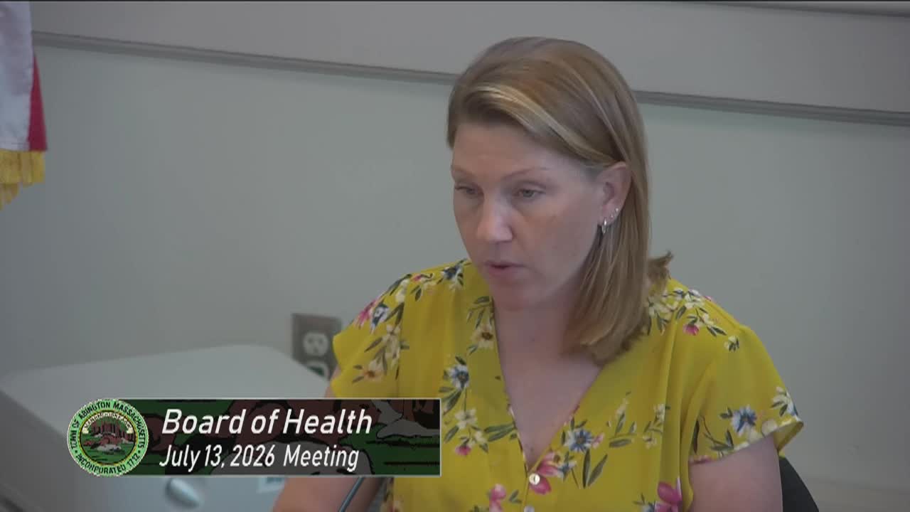 Board of Health; Jul. 13, 2026