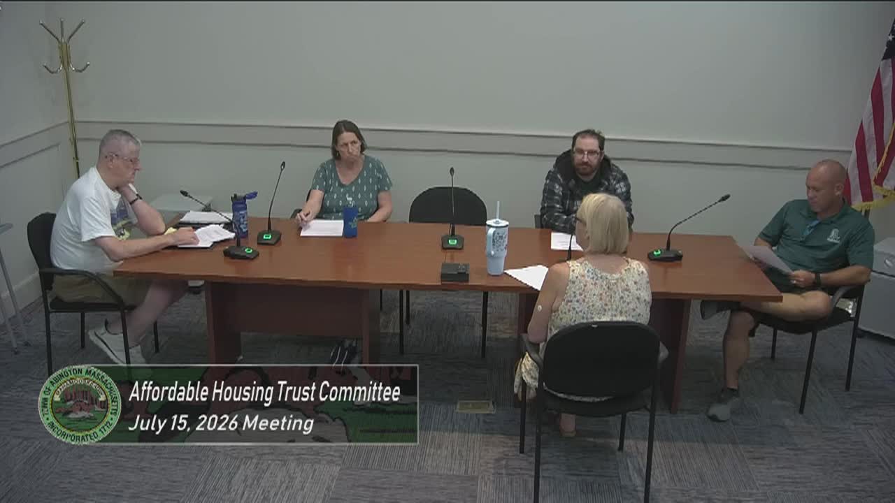 Affordable Housing Trust; Jul. 15, 2026