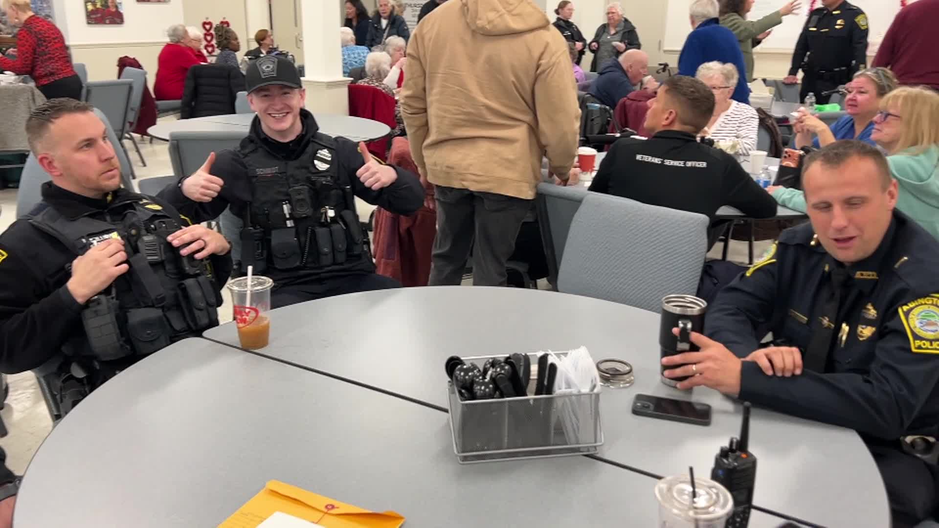 Coffee with Cops at the Abington Council on Aging