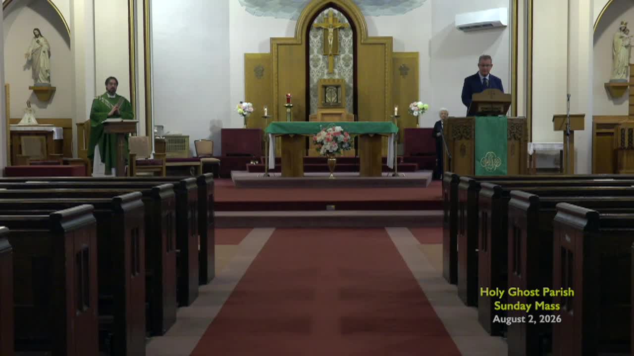 Holy Ghost Parish; Aug. 2, 2026