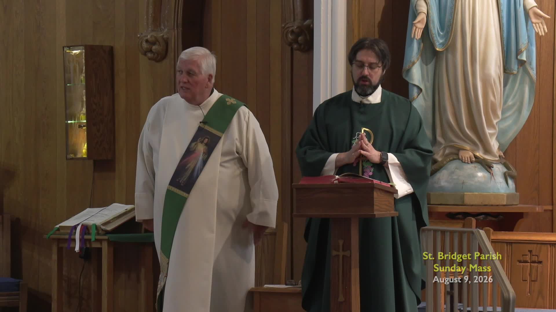 St Bridget Parish; August 9, 2026