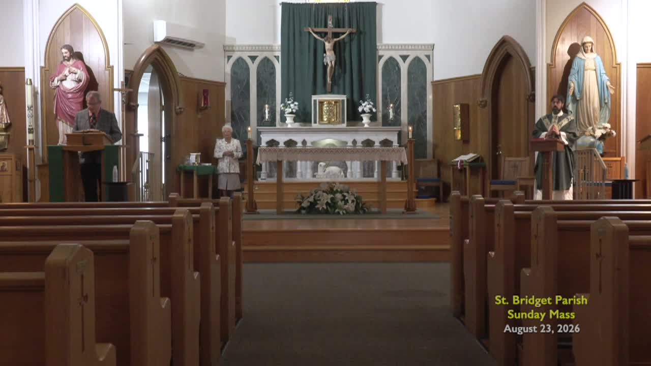 St. Bridget Parish; Aug. 23, 2026