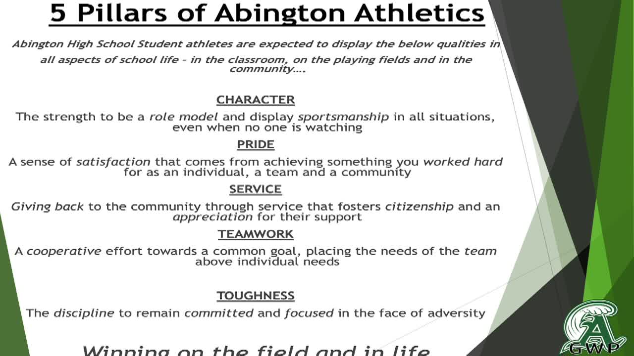 AHS Athletic Info Night; Aug. 26, 2026