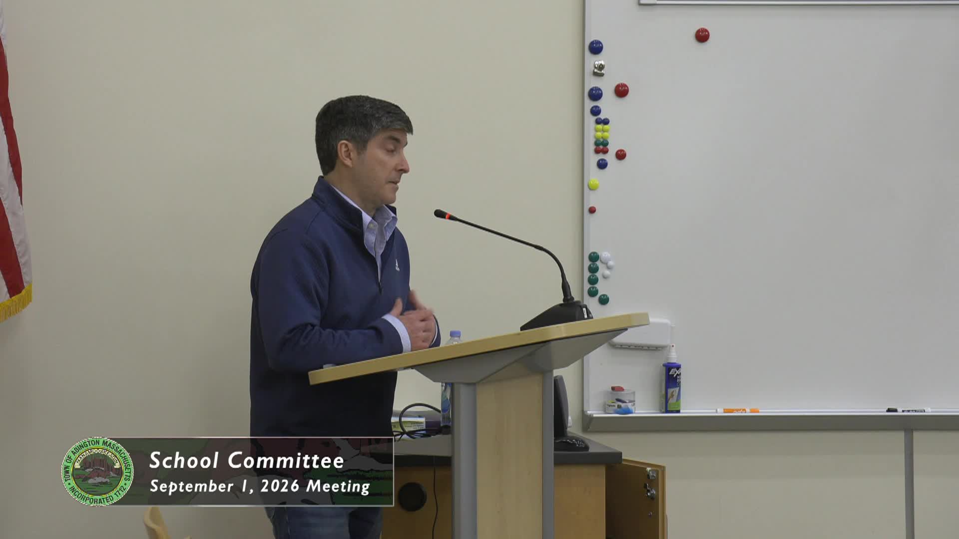Abington School Committee; September 1, 2026