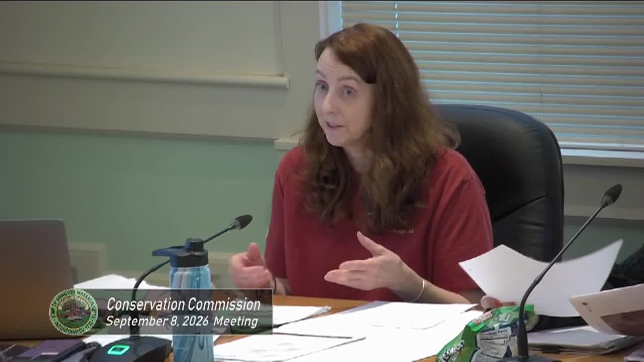Conservation Commission; Sept. 8, 2026