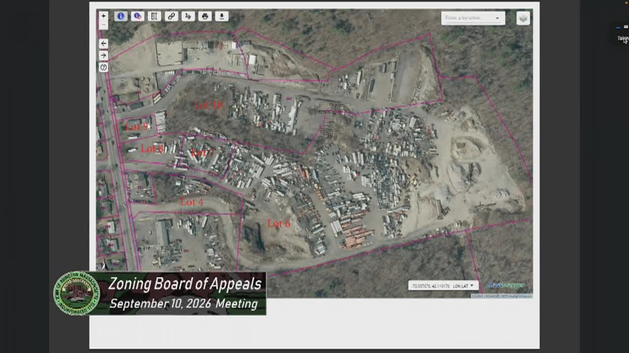 Zoning Board of Appeals; Sept. 10, 2026