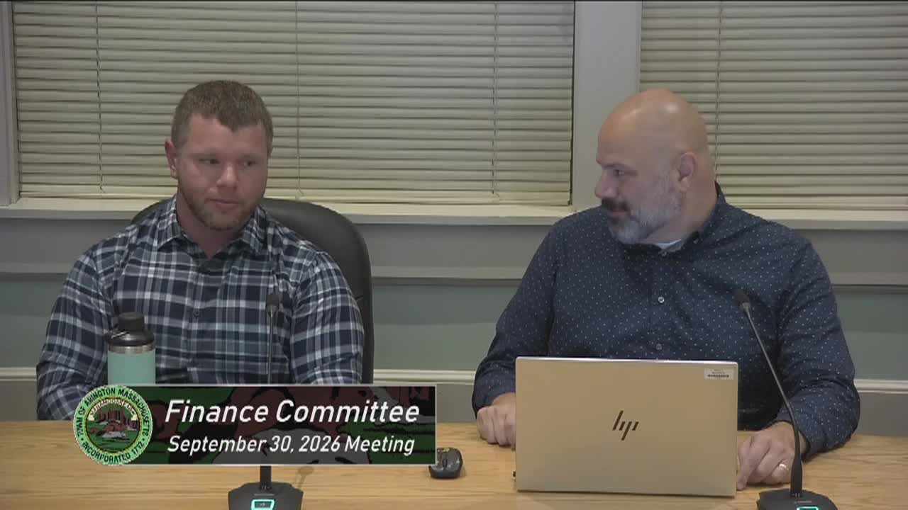Finance Committee; Sept. 30, 2026