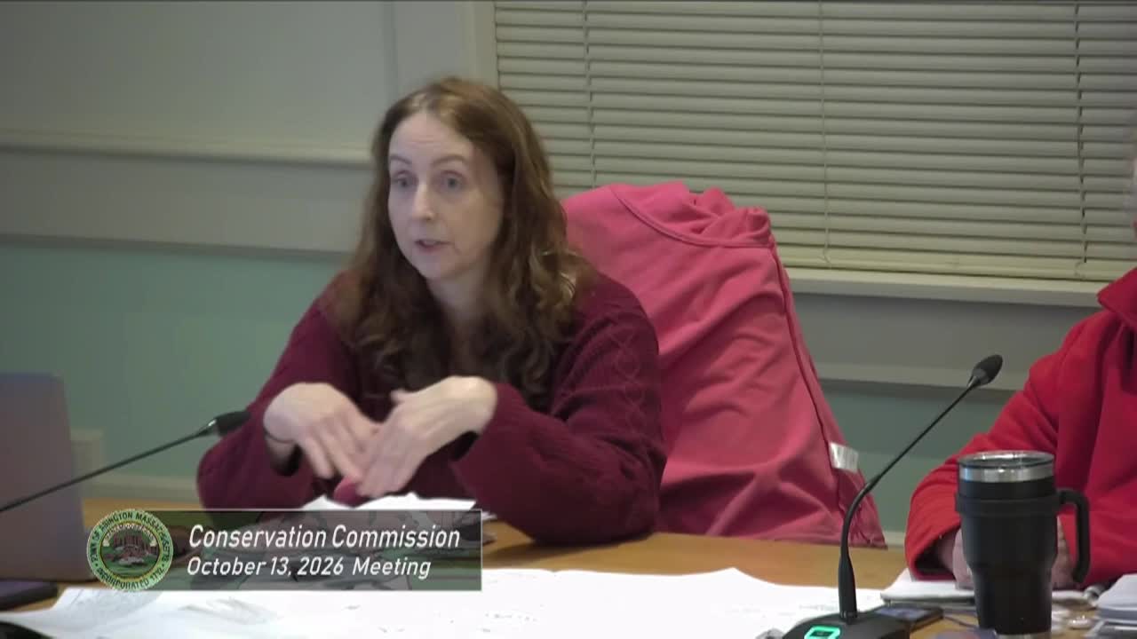 Conservation Commission; Oct. 13, 2026