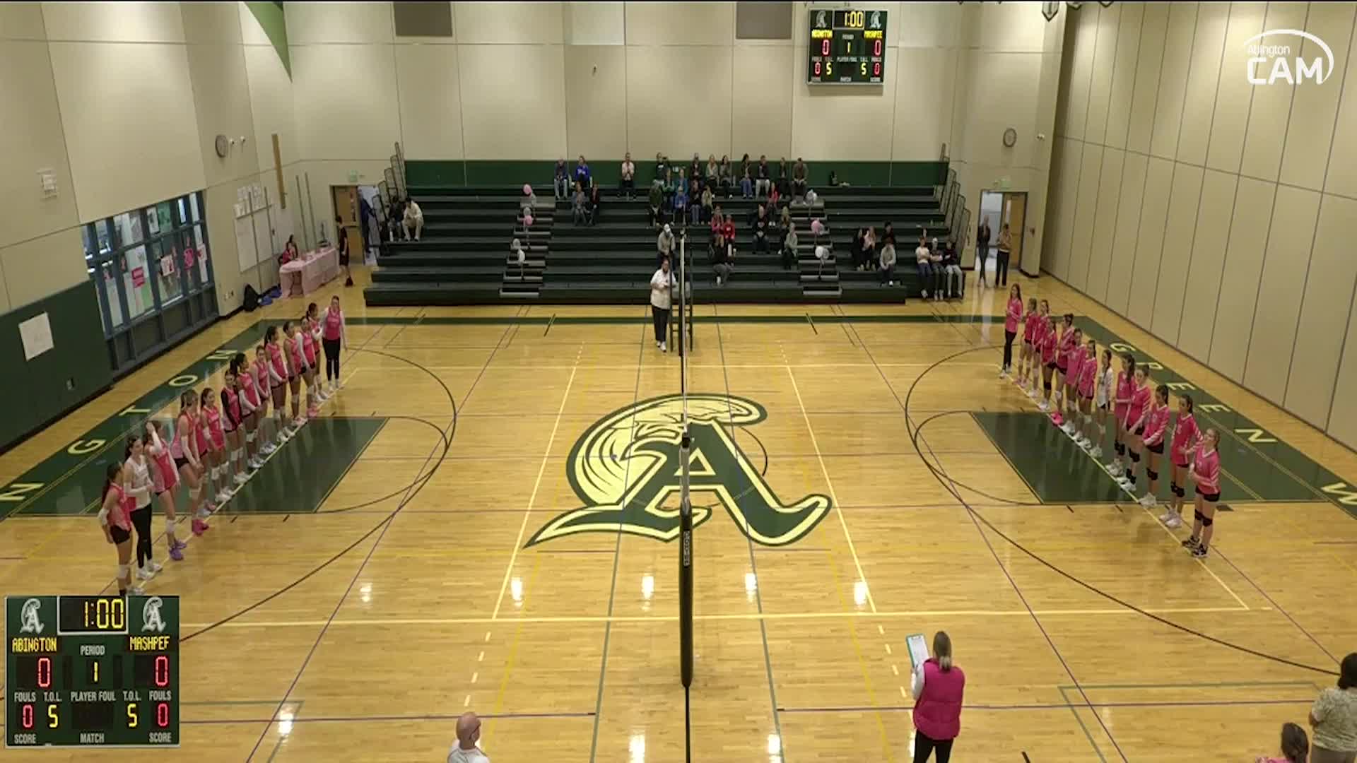 Mashpee Falcons vs Abington Girls Varsity Volleyball; October 20, 2026
